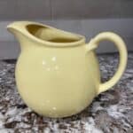 yellow pitcher